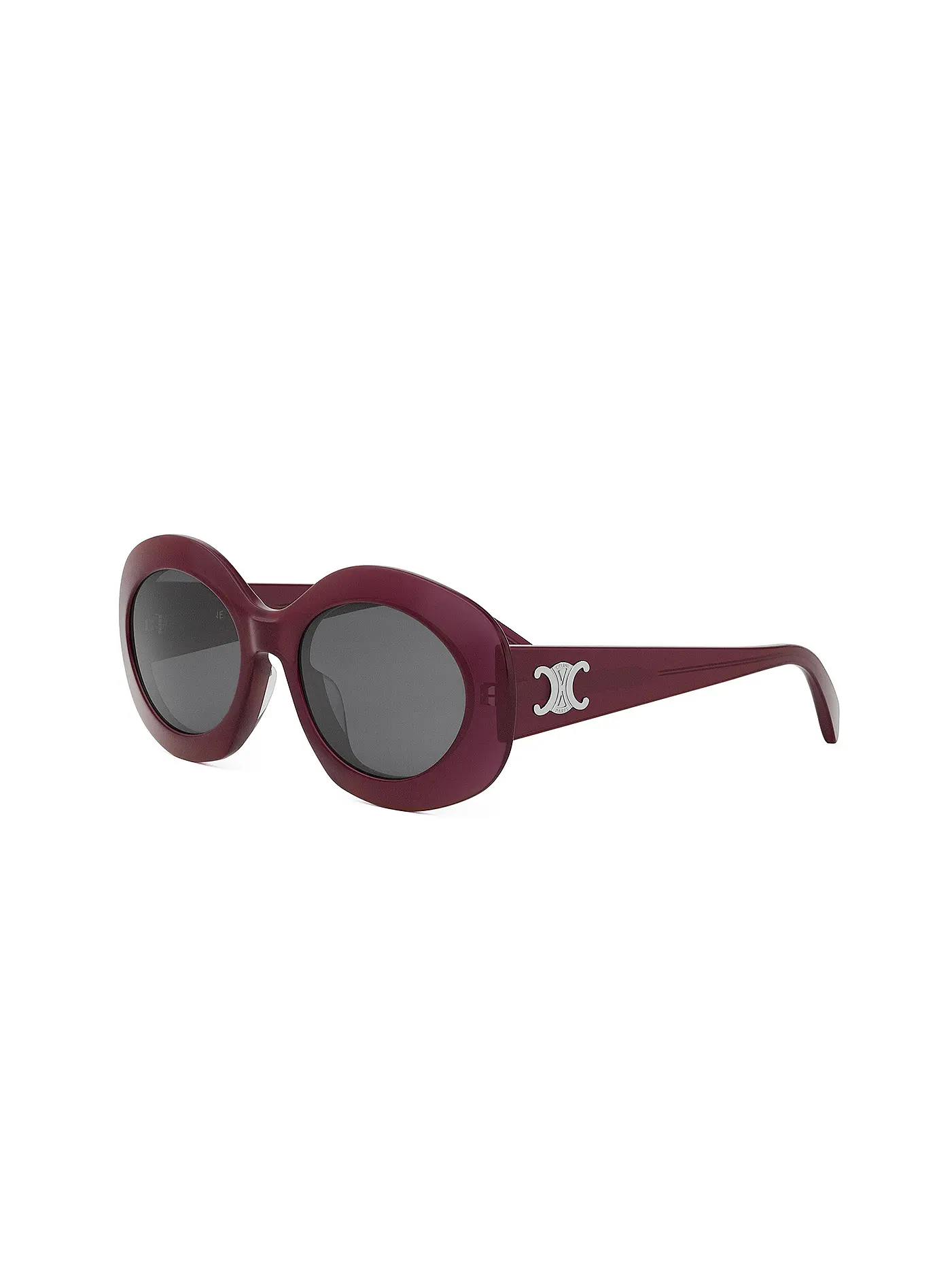 CELINE | Triomphe rote runde Sonnenbrille | 